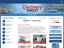 Tablet Screenshot of discoveryontarget.com